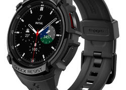 Spigen Rugged Armor Pro - Pasek + etui do Samsung Galaxy Watch 6 Classic 43 mm (Czarny)