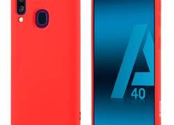 Crong Color Cover - Etui Samsung Galaxy A40 (czerwony)