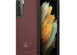 Mercedes Leather Urban Line - Etui Samsung Galaxy S21+ (czerwony)