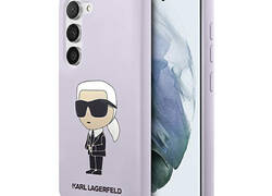 Karl Lagerfeld Silicone NFT Ikonik - Etui Samsung Galaxy S23+ (fioletowy)