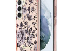Guess Flower Collection - Etui Samsung Galaxy S23+ (różowy)