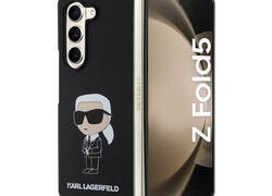 Karl Lagerfeld Silicone Ikonik - Etui Samsung Z Fold 5 (czarny)