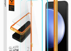 Spigen Alm Glas.TR 2-Pack - Szkło hartowane do Samsung Galaxy S23 FE (2 szt.) (Clear)