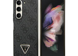 Guess Leather 4G Diamond Triangle - Etui Samsung Z Fold 5 (czarny)