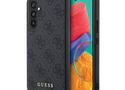 Guess 4G Metal Gold Logo - Etui Samsung Galaxy S23 FE (szary)