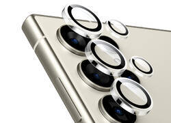 Crong Lens Ring - Szkło hartowane na obiektyw aparatu Samsung Galaxy S24 Ultra (przezroczysty)