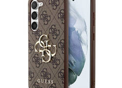 Guess 4G Big Metal Logo - Etui Samsung Galaxy S24 (bršzowy)