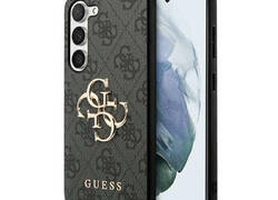 Guess 4G Big Metal Logo - Etui Samsung Galaxy S24 (czarny)