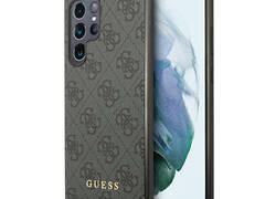 Guess 4G Metal Gold Logo - Etui Samsung Galaxy S24 Ultra (czarny)