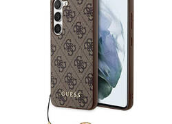 Guess 4G Charms Collection - Etui Samsung Galaxy S24 (bršzowy)