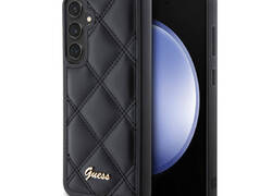 Guess Quilted Metal Logo - Etui Samsung Galaxy S23 FE (czarny)