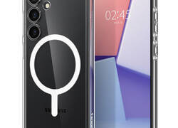 Spigen Crystal Hybrid OneTap Ring MagSafe - Etui do Samsung Galaxy S24 (Biały)