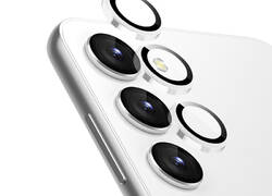 Crong Lens Ring - Szkło hartowane na obiektyw aparatu Samsung Galaxy S24 (przezroczysty)