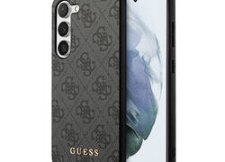 Guess 4G Metal Gold Logo - Etui Samsung Galaxy S24+ (czarny)