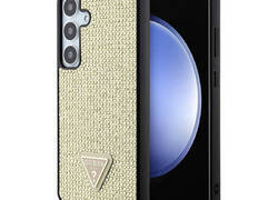 Guess Rhinestone Triangle - Etui Samsung Galaxy S24 (złoty)