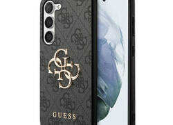 Guess 4G Big Metal Logo - Etui Samsung Galaxy S23 FE (szary)
