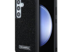 Karl Lagerfeld Rhinestone Metal Logo - Etui Samsung Galaxy S24 (czarny)