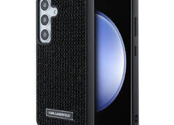 Karl Lagerfeld Rhinestone Metal Logo - Etui Samsung Galaxy S24+ (czarny)