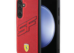 Ferrari Big SF Perforated - Etui Samsung Galaxy S24+ (czerwony)