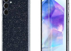 Spigen Liquid Crystal Glitter - Etui do Samsung Galaxy A55 5G (Przezroczysty)