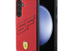 Ferrari Big SF Perforated - Etui Samsung Galaxy S24 (czerwony)