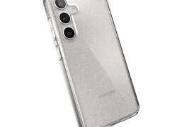 Speck Presidio Lux Glitter - Etui Samsung Galaxy S24 (Clear / Gold Glitter)
