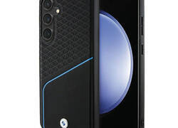 BMW Signature Leather Textured & Line MagSafe - Etui Samsung Galaxy S24+ (czarny)