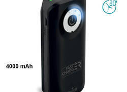PURO Universal External Fast Charger Battery - Uniwersalny Power Bank 4000 mAh, 2 x USB, 2.4 A (czarny)
