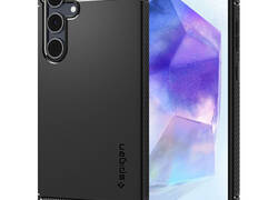 Spigen Rugged Armor - Etui do Samsung Galaxy A55 5G (Matte Black)