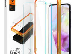 Spigen Alm Glas.TR 2-Pack - Szkło hartowane do Samsung Galaxy A35 5G (2 szt.) (Przezroczysty)