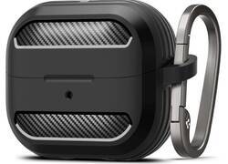 Spigen Rugged Armor - Etui do Samsung Galaxy Buds 3 / 3 FE / 3 Pro (Matte Black)