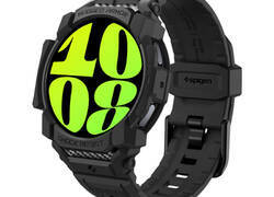 Spigen Rugged Armor Pro - Pasek + etui do Samsung Galaxy Watch 7 40 mm (Matte Black)