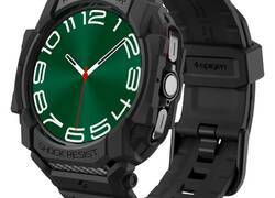 Spigen Rugged Armor Pro - Pasek + etui do Samsung Galaxy Watch Ultra 47 mm (2025/2024) (Matte Black)