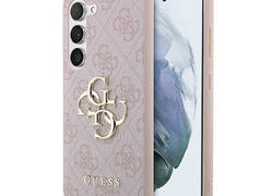 Guess 4G Big Metal Logo - Etui Samsung Galaxy A35 5G (różowy)