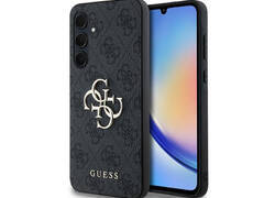 Guess 4G Big Metal Logo - Etui Samsung Galaxy A35 5G (czarny)