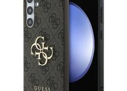 Guess 4G Big Metal Logo - Etui Samsung Galaxy S24 FE (bršzowy)