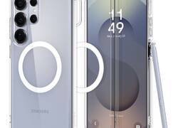 Spigen Ultra Hybrid Mag MagSafe - Etui do Samsung Galaxy S25 Ultra (Clear / White)