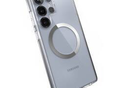 Speck Presidio Perfect-Clear Magnet - Etui Samsung Galaxy S25 Ultra MagSafe (Clear / Chrome Finish / Serene Silver)