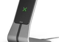 XVIDA (POWER 2) Wireless Charging Desk Stand - Ładowarka indukcyjna Qi 7.5W na biurko (srebrny)