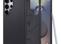 Spigen Silicone Fit Mag MagSafe - Etui do Samsung Galaxy S25 Ultra (Czarny)