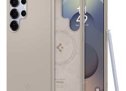 Spigen Silicone Fit Mag MagSafe - Etui do Samsung Galaxy S25 Ultra (Natural Titanium)