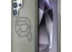 Karl Lagerfeld Rhinestones Karl Head Logo - Etui Samsung Galaxy S25 Ultra (czarny)
