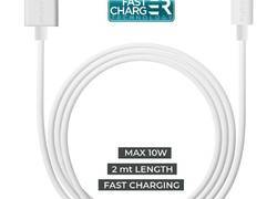 PURO Fast Charging Plain Cable - Kabel USB-A 2.0 do micro USB do ładowania i synchronizacji danych, 2 m, 2 A (biały)