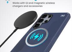 Speck Presidio2 Grip Magnet - Etui Samsung Galaxy S25 Ultra MagSafe (Coastal Blue/Dust Grey/White)