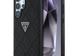 Guess Hot Stamp 4G Pattern Triangle Metal Logo - Etui Samsung Galaxy S25 Ultra (czarny)