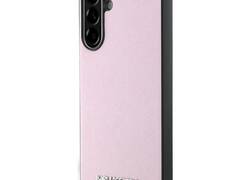 Karl Lagerfeld Saffiano Metal Logo - Etui do Samsung Galaxy A56 5G (różowy)