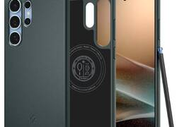 Spigen Thin Fit Mag MagSafe - Etui do Samsung Galaxy S25 Ultra (Abyss Green)