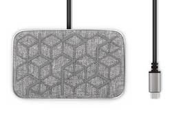 Moshi Symbus Q - Hub USB-C + ładowarka bezprzewodowa indukcyjna Qi do iPhone i Android (Gray)