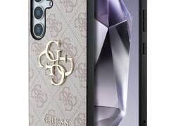 Guess Big 4G Logo Classic Logo - Etui do Samsung Galaxy S25 (różowy)