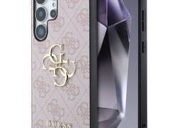 Guess Big 4G Logo Classic Logo - Etui do Samsung Galaxy S25 Ultra (różowy)
